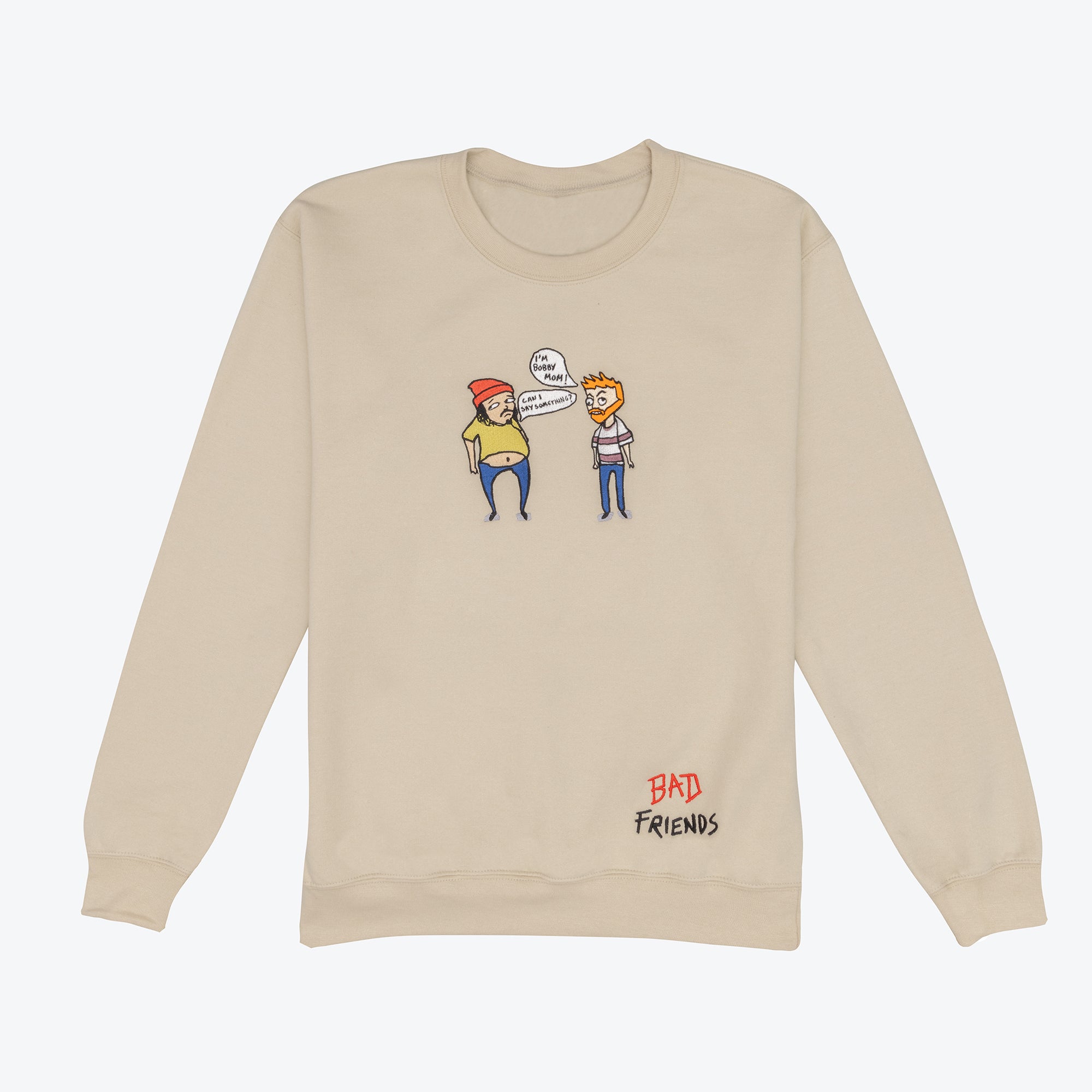 Bad Friends Embroidered Crewneck